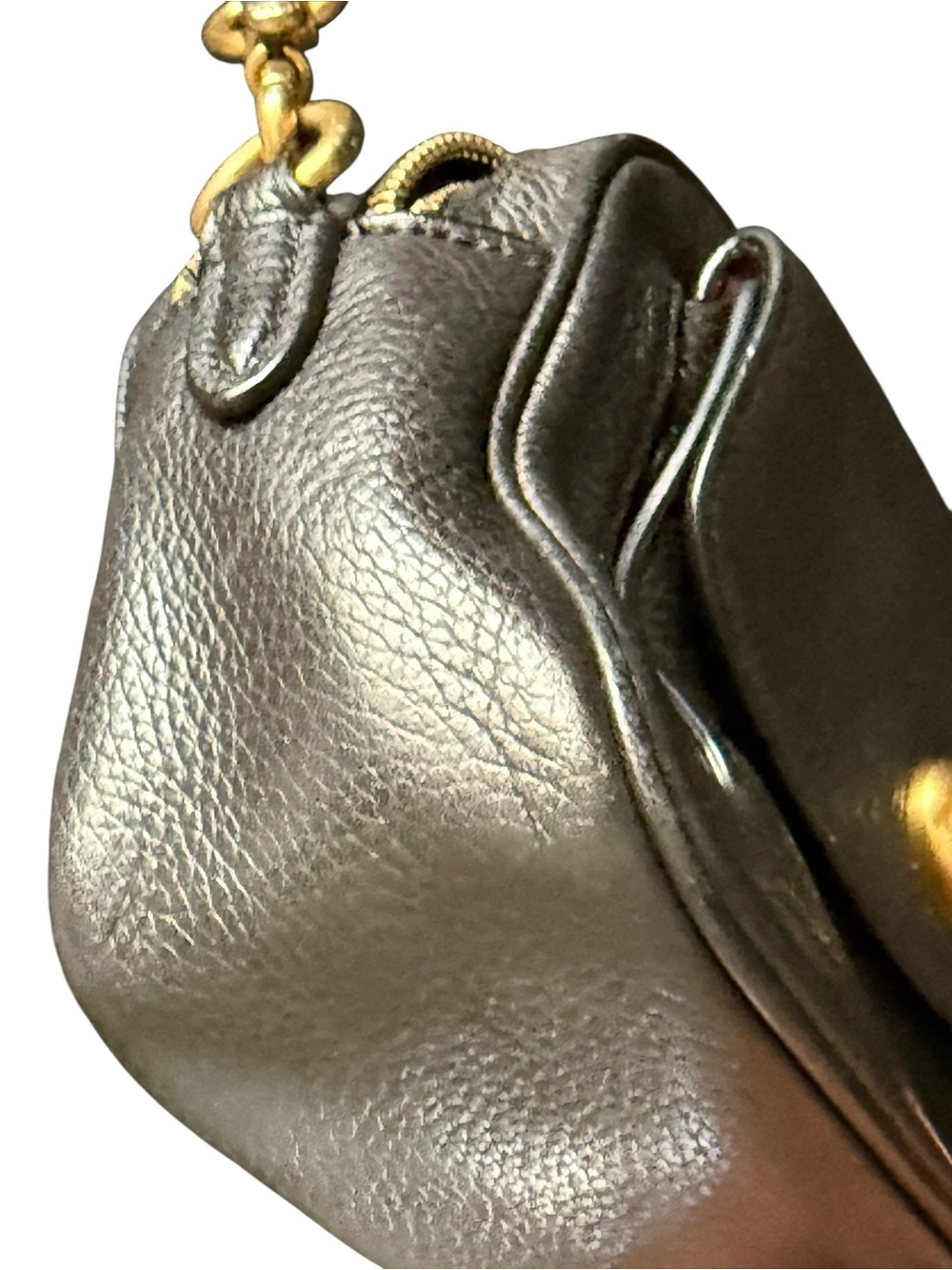 Coach Willow Camera Bag Black Pebbled Leather Turnlock Crossbody - Picture 11 of 12
